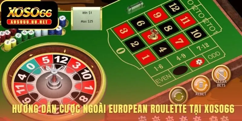 European Roulette hướng dẫn 3 bước cược ngoài an toàn